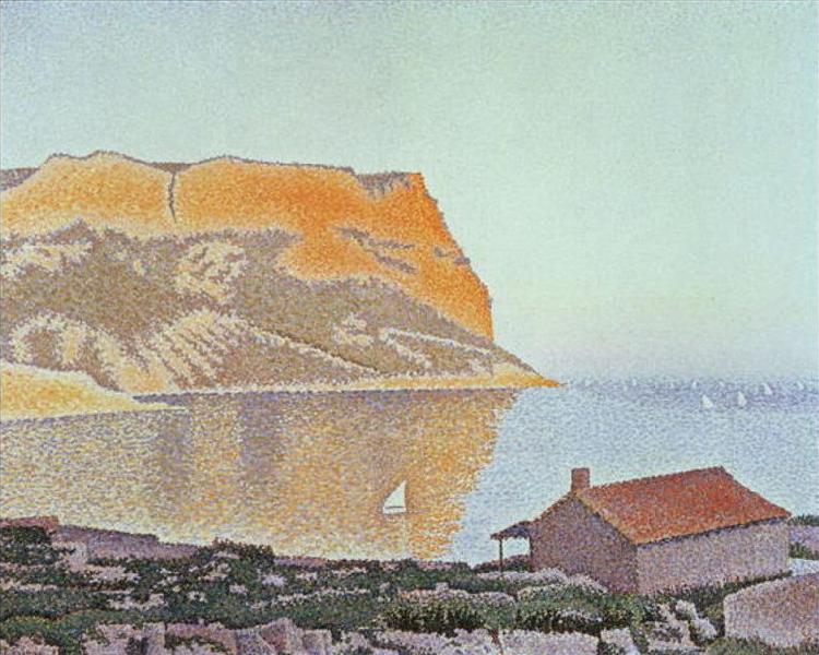 Paul Signac Cap Canaille, Cassis Norge oil painting art